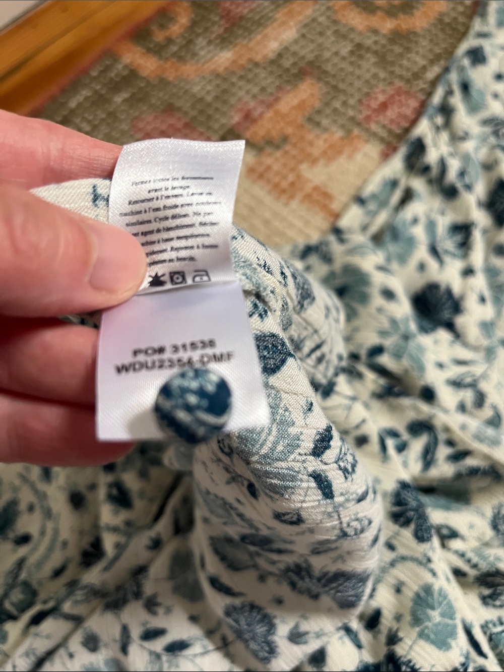Faherty Sorrento Dreamer Floral Button Front Maxi Dress Size Small Boho Coastal - Picture 10 of 10